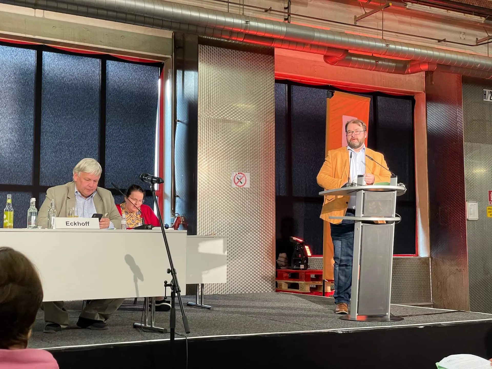 Kreisparteitag 2021 Diskussion Jonitz Eckhoff